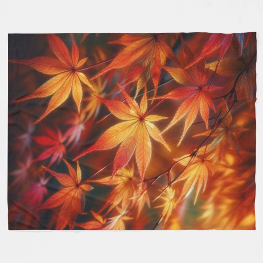 Herbst Fleecedecke (Vorderseite (Horizontal))