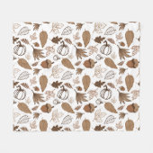 Herbst Fleecedecke (Vorderseite (Horizontal))
