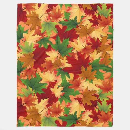 Herbst Fleecedecke (Vorderseite)