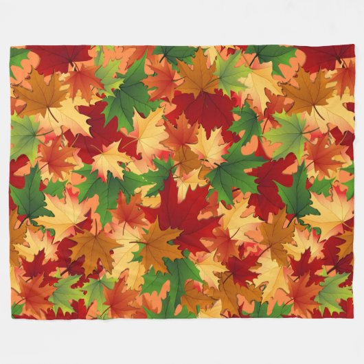 Herbst Fleecedecke (Vorderseite (Horizontal))