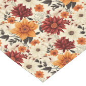 Herbst Floral Chrysanthemen Kurzer Tischläufer (Ecke)