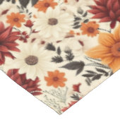 Herbst Floral Chrysanthemen Tischdecke (Schrägansicht)