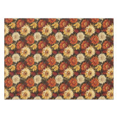 Herbst Floral Chrysanthemen Tischdecke (Vorderseite (Horizontal))