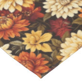 Herbst Floral Chrysanthemen Tischdecke (Schrägansicht)