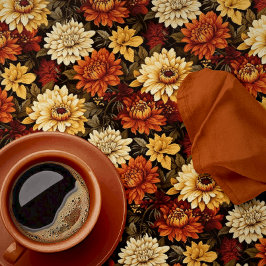 Herbst Floral Chrysanthemen Tischdecke
