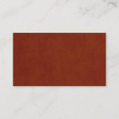 Herbst florale Einschätzung wie viele Küsse Begleitkarte (Rückseite)