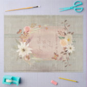 Herbst floraler Fall dank Grau Decoupage Seidenpapier (Basteln)