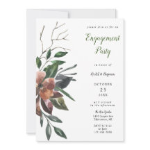 Herbst florales Engagement Party Herbst Weinrost