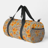 Herbst florales Muster Sage Green Duffle Bag (Rechte Ecke)
