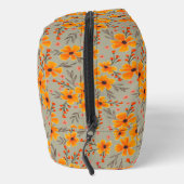 Herbst florales Muster Sage Green Waschbeutel (Rechts)