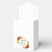 Herbst-Florals-Brautparty Geschenkschachtel (Geöffnet)