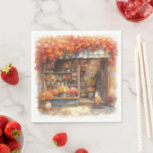 Herbst-Florist-Shop Serviette (Beispiel)