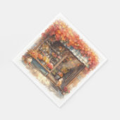 Herbst-Florist-Shop Serviette (Ecke)