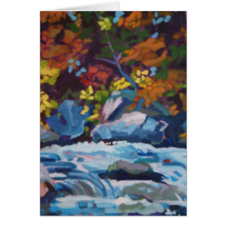 Herbst-Fluss-Malerei