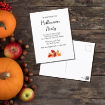 Herbst-Foliage Elegantes Herbst-Halloween-Party