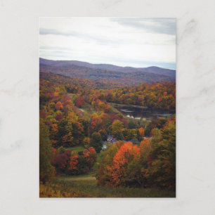 Herbst Foliage Vermont Herbstglanz Landschaftlich Postkarte