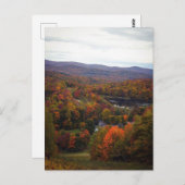 Herbst Foliage Vermont Herbstglanz Landschaftlich Postkarte (Vorne/Hinten)