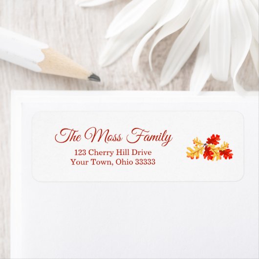 Herbst-Folien Herbsternte Rücksendeadresse (Insitu)