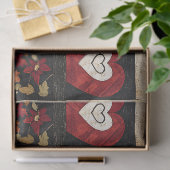 Herbst Folk Art Quilt Muster | rustikal Seidenpapier (Geschenk)