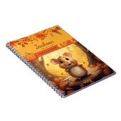 Herbst Forest Hamster Notebook Notizblock (Rechte Seite)