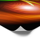 Herbst-Fraktal-Spinne Poster (Ecke)