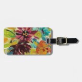 Herbst-Freude-Blumen Gepäckanhänger (Vorderseite horizontal)