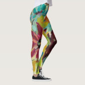 Herbst-Freude-Blumen Leggings (Rechts)