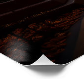 Herbst-Friedhof Poster (Ecke)