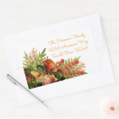 Herbst-Fruchtkennzeichnungen Rechteckiger Aufkleber (Umschlag)