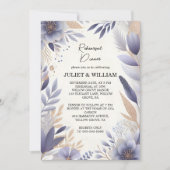 Herbst Frühlingsfest Lavendel Sage Probe Abendesse Einladung (Vorderseite)