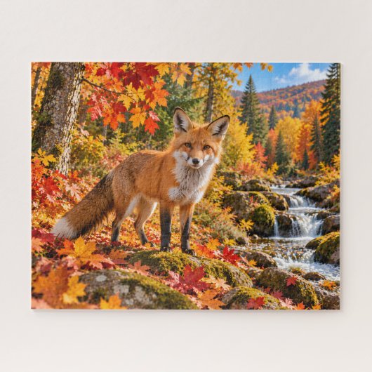 Herbst-Fuchs-Waldland Puzzle (Horizontal)