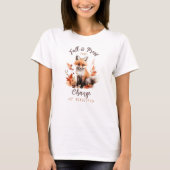 Herbst Fuchs Zitat T-Shirt (Vorderseite)