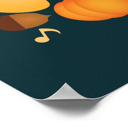 Herbst-Fundraiser (großes Poster) Poster (Ecke)