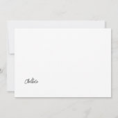 Herbst für Dankeschön <3 Dankeskarte (Rückseite)