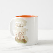 Herbst für Jesus-Tasse Zweifarbige Tasse (Vorderseite Links)