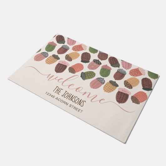 Herbst Fußmatte (Schrägansicht)