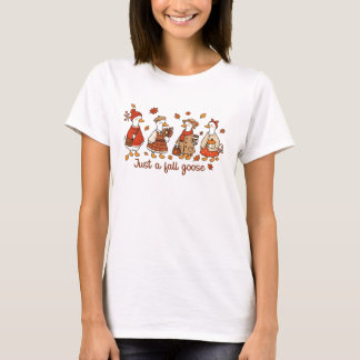 Herbst-Gans-Shirt | Lustiges Herbst-T-Shirt T-Shirt