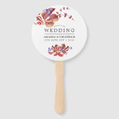 Herbst - Gastgeschenk Hochzeit des Untergangs Fächer (Vorderseite)