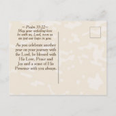 Herbst Geburtstag Inspirationsbibel Psalm 118:24 Postkarte (Rückseite)