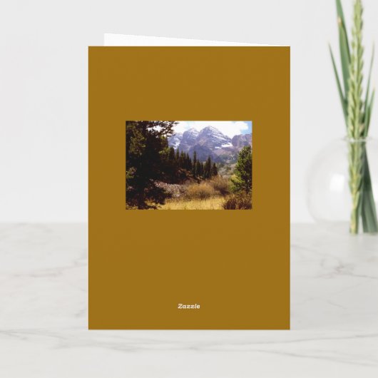 Herbst Geburtstag Karte (Rückseite)