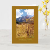 Herbst Geburtstag Karte (Gelbe Blume)