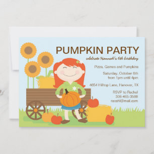 Herbst Geburtstagsparty Einladung