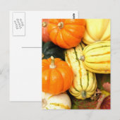 Herbst Gemüse Postkarte (Vorne/Hinten)