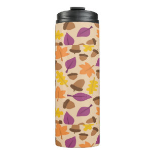 Herbst gemustert thermosbecher