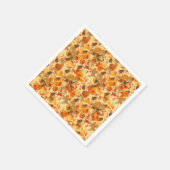 Herbst Gemütliche Botanische Servietten (Ecke)