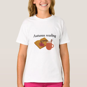 Herbst Gemütliche Lebensräume - heißes Cocoa, Buch T-Shirt