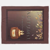 Herbst Gentle Abends Fleece Blanket - Cosy Fall (Vorderseite (Horizontal))