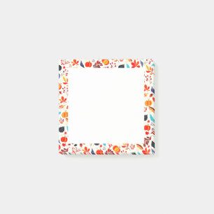 Herbst Gerahmt Post it Notes Muster Post-it Klebezettel