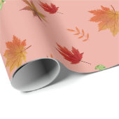 Herbst-Geschenkpapier Geschenkpapier (Rolleneckpunkt)