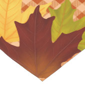 Herbst Gingham Erntedank Table Runner Kurzer Tischläufer (Ecke)